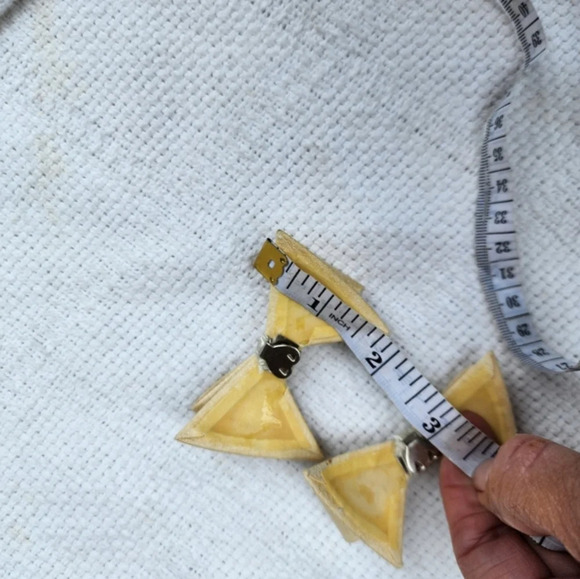 Vintage Rhinestone‎ shoe bow clips - Picture 3 of 4